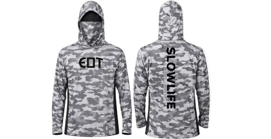 Grey Camo Beach Shirt